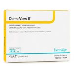 SION BRANDS LLC DermaView II™ Transparent Film Dressing with Border, 4 x 4.5 Inch 00253E