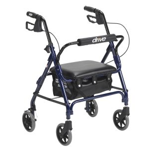 DRIVE DEVILBISS HEALTHCARE drive™ Junior Four-Wheel Rollator, 28 – 33 Inch Handle Height 301PSBN