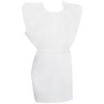 MCKESSON BRAND McKesson Patient Exam Gown, One Size Fits Most, White 18-10846