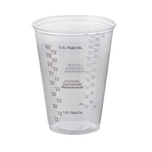RJ SCHINNER CO Solo Graduated Drinking Cup, Ultra Clear, 10 oz, Clear Plastic, Disposable TP10DGM