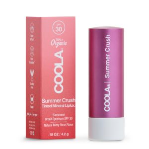 COOLA LLC Mineral Liplux® Organic Lip Balm Sunscreen SPF 30, Summer Crush Tint CL10268