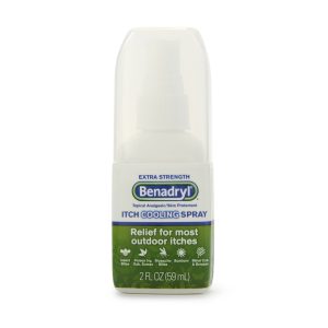 GLAXO CONSUMER PRODUCTS Benadryl® Diphenhydramine / Zinc Acetate Itch Relief Spray 00501320302