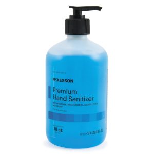MCKESSON BRAND McKesson Premium Hand Sanitizer 70% Alcohol Gel, 18 oz Bottle, Summer Rain Scent 53-28037-18