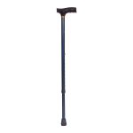 MABIS HEALTHCARE DMI® Lightweight Adjustable T-Handle Cane, Blue, 31 – 40 Inch Height 502-1351-9913