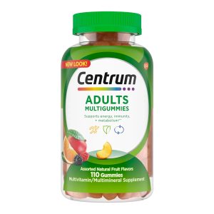 GLAXO CONSUMER PRODUCTS Centrum MultiGummies Adults Assorted Natural Fruit Flavors 30573128434