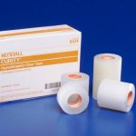 CARDINAL Kendall™ Plastic Medical Tape, 1/2 Inch x 10 Yard, Transparent 8533C