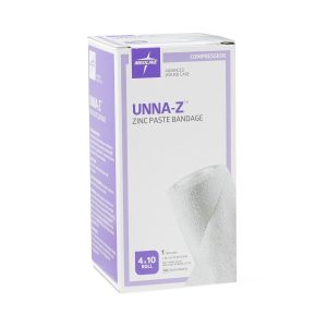 MEDLINE Unna-Z Unna Boot with Zinc Oxide, 4 Inch x 10 Yard NONUNNA14