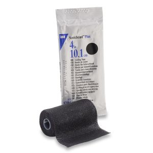 SOLVENTUM CORPORATION 3M™ Scotchcast™ Plus Black Cast Tape, 4 Inch x 4 Yard 82004A