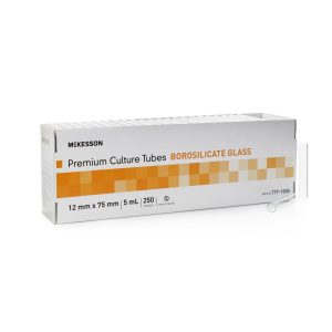 MCKESSON BRAND McKesson Round Bottom Glass Test Tube, 5 mL, 12 x 75 mm 177-1505