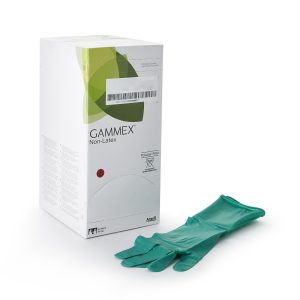 ANSELL Gammex® Non-Latex Polyisoprene Surgical Glove, Size 9, Green 8518