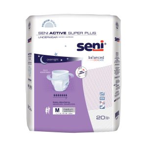 TZMO USA INC Seni® Active Super Plus Overnight Heavy Absorbent Underwear, Medium S-ME20-AP1