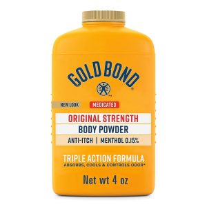 SANOFI PASTEUR Gold Bond® Original Strength Medicated Body Powder, 4-ounce Shaker Bottle 04116701046