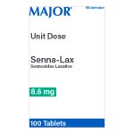 MAJOR PHARMACEUTICALS Major® Senna-Lax Sennosides Laxative, 8.6 mg strength Tablets 00904725261