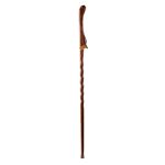 MABIS HEALTHCARE Brazos™ Twisted Oak Hitchhiker Handcrafted Walking Stick, 48-Inch, Red 602-3000-1106