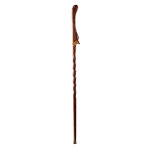 MABIS HEALTHCARE Brazos™ Twisted Oak Hitchhiker Handcrafted Walking Stick, 48-Inch, Red 602-3000-1106