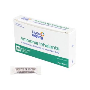 DYNAREX Dyna Safety Ammonia Inhalants, a Respiratory Stimulant for Inhalation, Ampules 1401