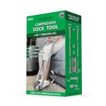 EASY TO USE PRODUCTS LLC Reach Right Compression Sock Aid Device, Long Shoe Horn, Dressing Hook 756