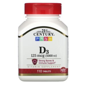21ST CENTURY NUTRITIONAL PRODUCTS 21st Century® Vitamin D-3 / Calcium Supplement 74098527288