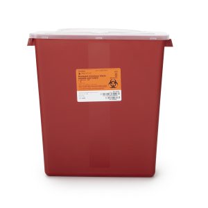 MCKESSON BRAND McKesson Prevent® Multi-purpose Sharps Container, 3 Gallon, 13.5 x 12.5 x 6 Inch 101-8710