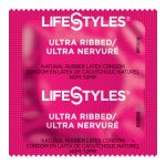 SXWELL USA Lifestyles® Ultra Ribbed Lubricated Latex Condom 310156