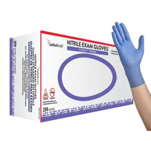 CARDINAL Flexal™ Nitrile Touch Exam Glove, Extra Large, Blue 88RT05XL