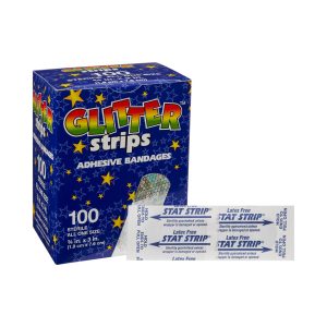 DUKAL Glitter™ Stat Strip® Design Adhesive Strip, ¾ x 3 Inch 1075413