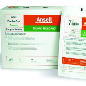ANSELL Encore® Latex Micro Surgical Glove, Size 5.5, Brown 5787000