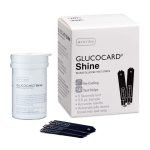 ARKRAY USA Glucocard® Shine Blood Glucose Test Strip for use with Monitoring Meter 542050