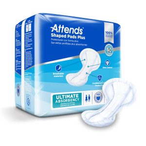ATTENDS HEALTHCARE PRODUCTS Attends® Shaped Bladder Control Pads, Plus SPDPA