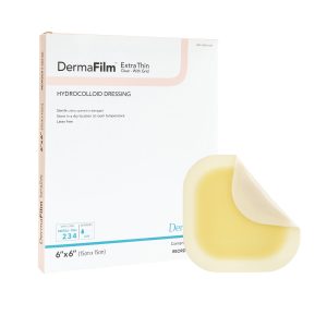 SION BRANDS LLC DermaFilm® Extra Thin Clear with Grid Hydrocolloid Dressing, 6 x 6 Inch 00312E