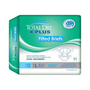 SECURE PERSONAL CARE PRODUCTS Total Dry™ X-Plus Ultra Absorbent Incontinence Brief, Large SPC97034