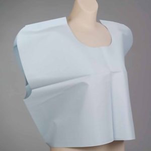 TIDI PRODUCTS Tidi® Choice Exam Cape, 30 x 21 Inch, Blue 910515