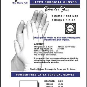 INNOVATIVE HEALTHCARE CORP DermAssist® Prestige® DHD Latex Surgical Glove, Size 6, Ivory 139600