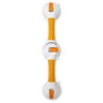MCKESSON BRAND McKesson Rotating Suction-Cup Grab Bar, White/Yellow Plastic 146-RTL13084
