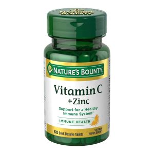US NUTRITION Nature's Bounty® Quick Dissolve Vitamin C plus Zinc 74312553936