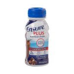 ABBOTT NUTRITION Ensure® Plus Therapeutic Nutrition, Chocolate, 8-ounce bottle 57266