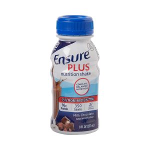 ABBOTT NUTRITION Ensure® Plus Therapeutic Nutrition, Chocolate, 8-ounce bottle 57266