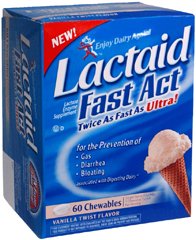 J & J SALES Lactaid® Fast Act Chewables Vanilla Twist Flavor 00045093060
