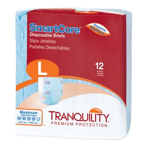 PRINCIPLE BUSINESS ENTERPRISES Tranquility SmartCore™ Maximum Protection Incontinence Brief, Large 2313