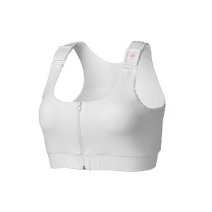HEART&CORE SPORTS AND MEDICAL LLC Shirl Post Surgical Bra, White, Small HC00005WS
