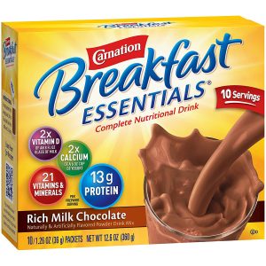 NESTLE HEALTHCARE NUTRITION Carnation Breakfast Essentials® Chocolate Nutritional Drink 10050000530325