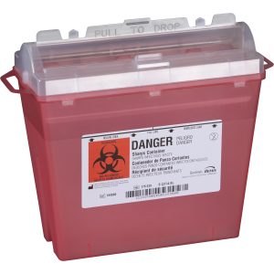 BEMIS HEALTHCARE Bemis™ Sentinel Multi-purpose Sharps Container, 1.25 Gallon, 10 x 5.25 x 11 Inch 175 030