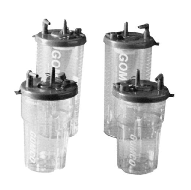 ALLIED HEALTHCARE Gomco® Suction Collection Bottle Kit for use with Gomco® Aspirators, 1100 mL 01-90-3696
