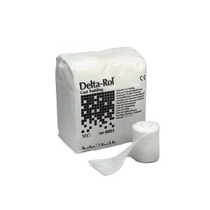 BSN MEDICAL Delta-Rol® White Acrylic Undercast Cast Padding, 4 Inch x 4 Yard 6884