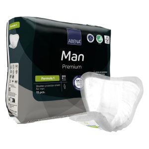 ABENA NORTH AMERICA Abena® Man Premium Formula 1 Bladder Control Pad, Light Large 1000021335