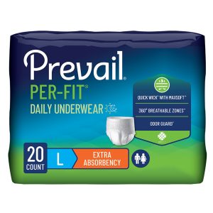 FIRST QUALITY PRODUCTS LLC Prevail Per-Fit® Daily Underwear, Large PF-513/1