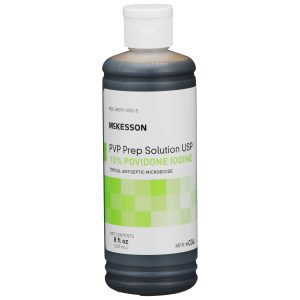 MCKESSON BRAND McKesson Microbicide Antiseptic PVP Scrub Solution, 8-ounce bottle 034
