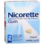 GLAXO CONSUMER PRODUCTS Nicorette® Stop Smoking Aid Gum 2 mg Original 00135015707