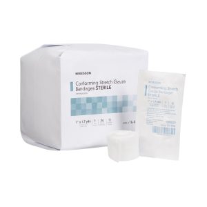 MCKESSON BRAND McKesson Sterile Conforming Bandage, 1 Inch x 1-7/10 Yard 16-016