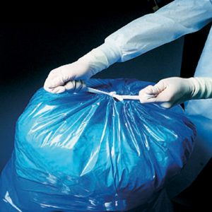 MCKESSON BRAND McKesson Soiled Linen Bag, Blue, 30 – 33 gal. Capacity, Fits Hamper Stand 198683 03-5008